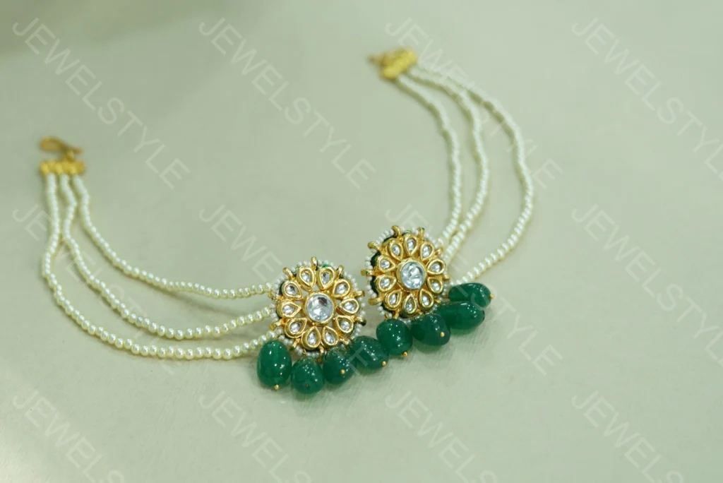 Kundan earrings (1-1860)(N)